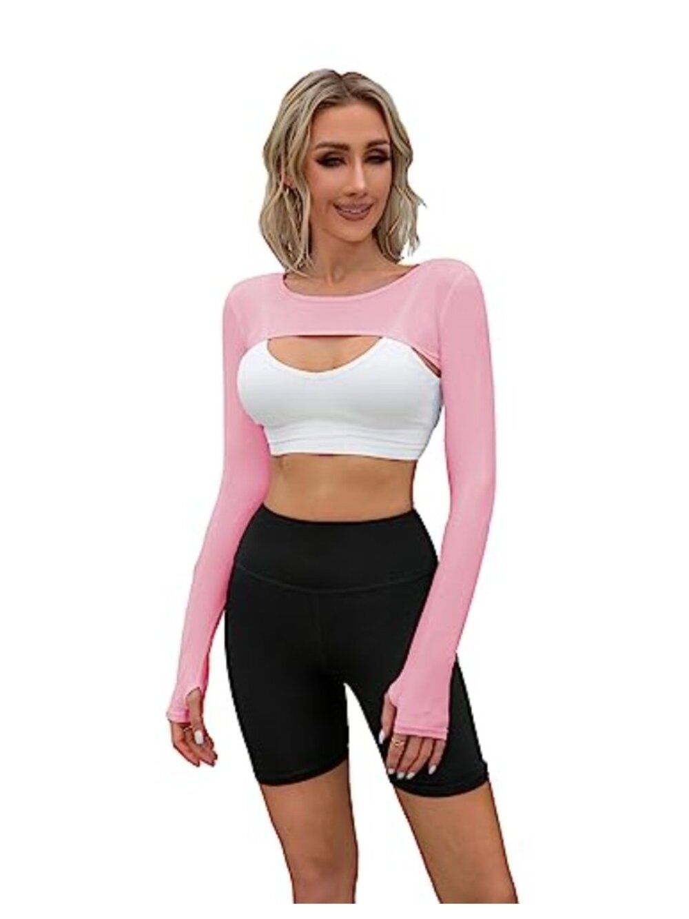 UPF 50+ Cooling Shawl Arm Sleeve Sun Protection Women's Activewear Golf